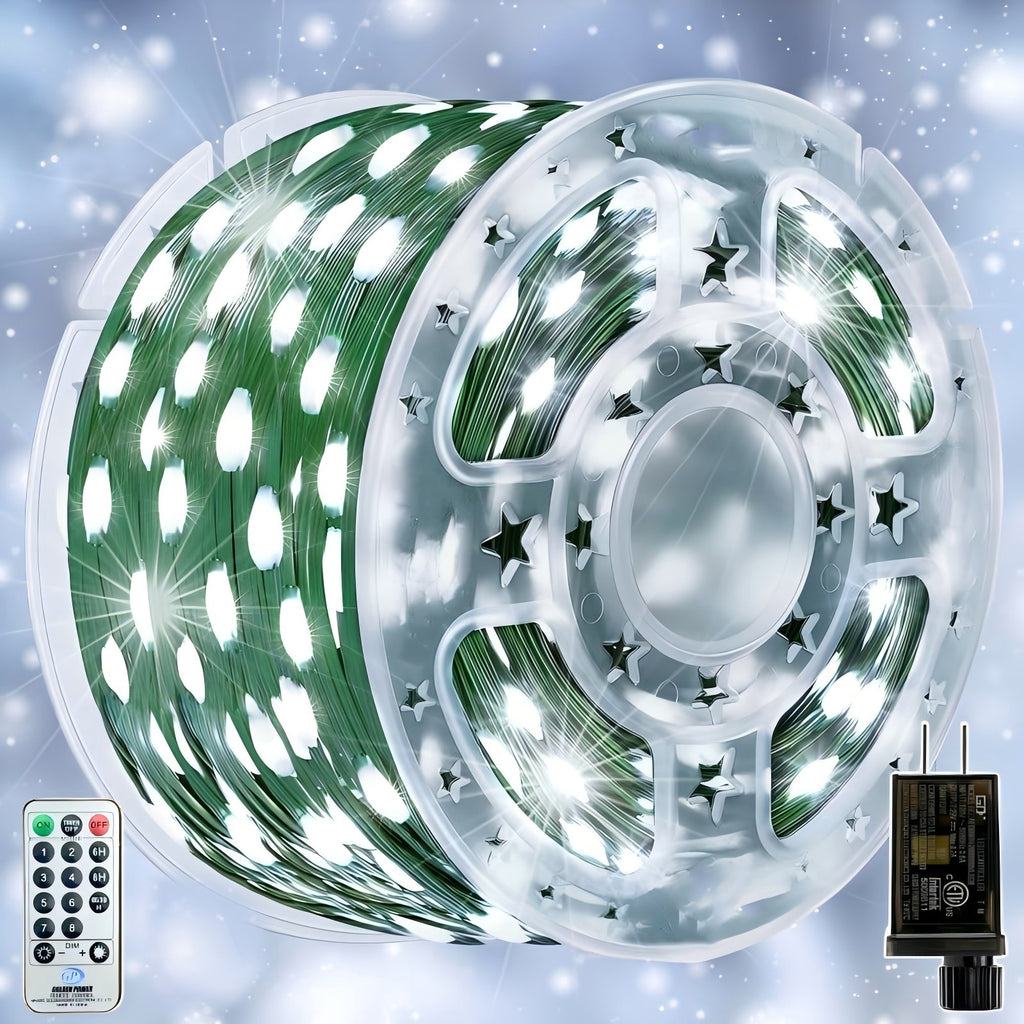 AVOXEZOR Christmas Lights Outdoor, 340FT 1000 LED IP67 Waterproof Chri ...