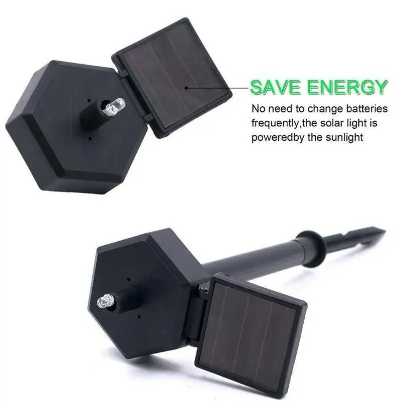 ZOEYKIMLO Solar Outdoor Parrot Lights, Garden Solar light Decoration, Outdoor Solar Light Crafts Animal for Patio Garden Pathway Lanscape, Green