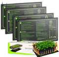 AVOXEZOR 4 Pack Seedling Heat Mat 10" x 20" MET Standard, Durable Waterproof Warm Hydroponic Heating Pad for Home Gardening Seed Start Climbing pet