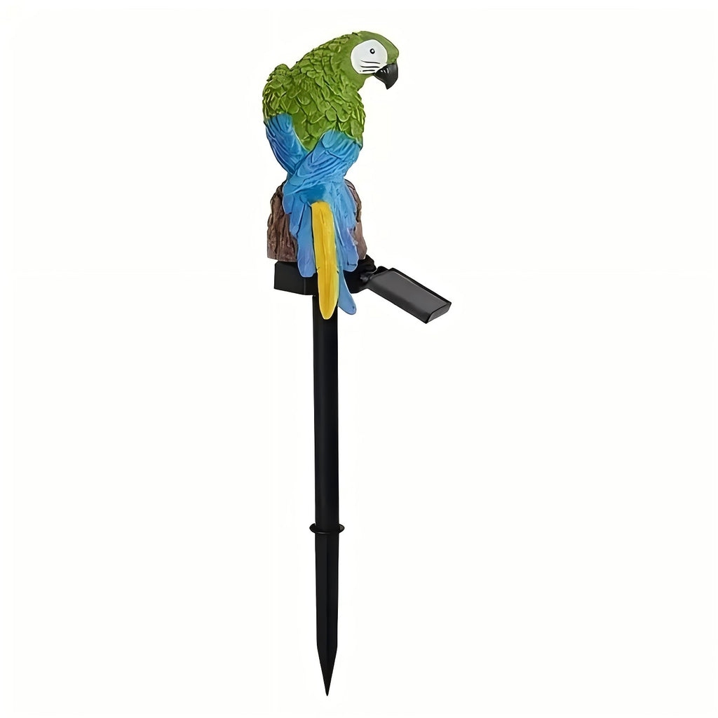 PMMIPNW Solar Parrot Outdoor Light, Garden Pathway Light, Landscape Lights for Patio Garden Outdoor Decoration, Green