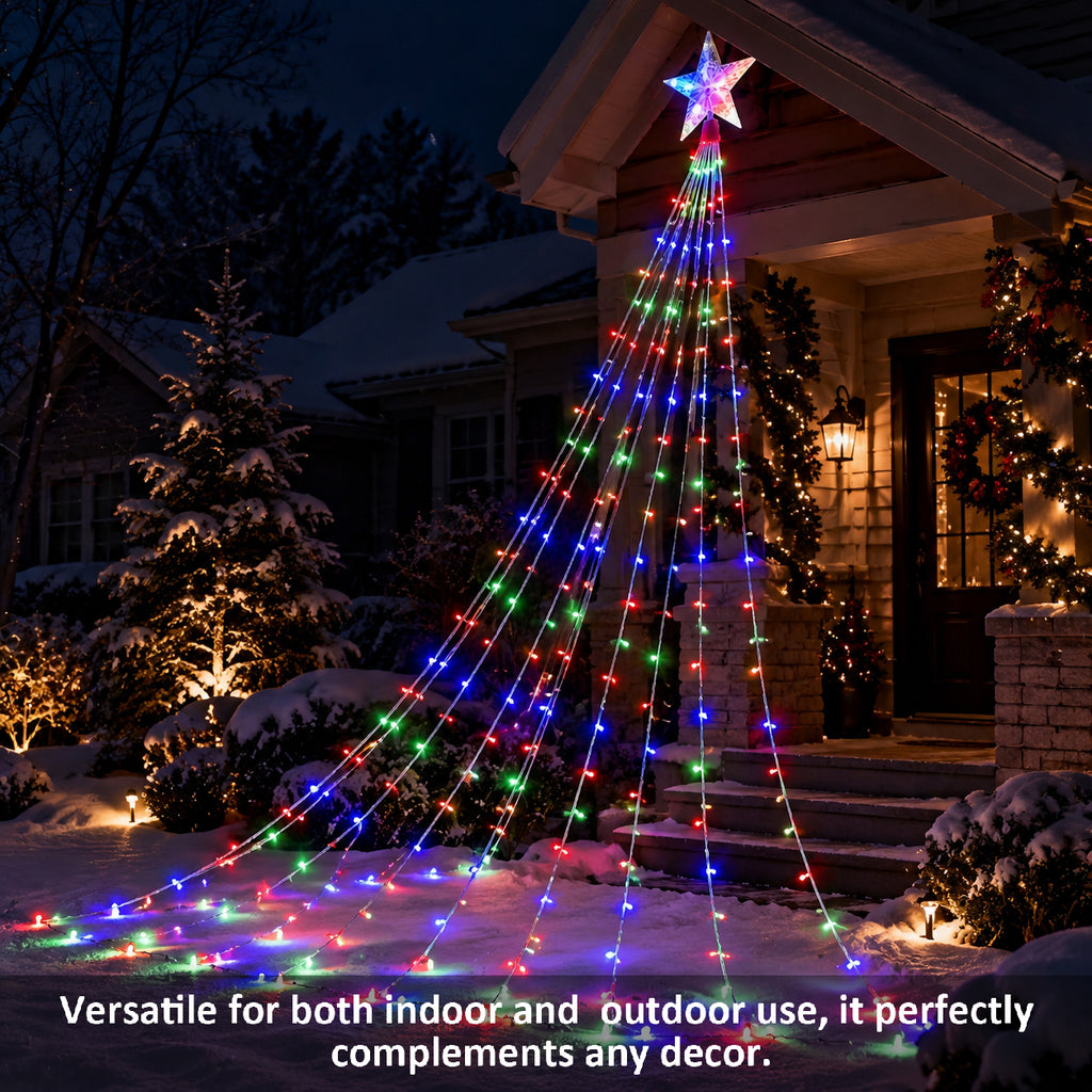 AVOXEZOR Christmas String Lights for Tree, 180 LEDs Christmas Tree Lig ...